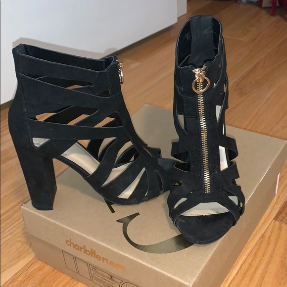Charlotte Russe Shoes - Charlotte Russe SUEDE heels